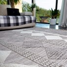 Безворсовий килим AGRA EO61A l.grey/white - Висока якість за найкращою ціною в Україні зображення 4.