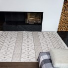 Безворсовий килим AGRA EN76A white/beige - Висока якість за найкращою ціною в Україні зображення 4.