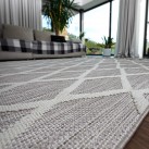 Безворсовий килим AGRA ER21B white/l.grey - Висока якість за найкращою ціною в Україні зображення 4.