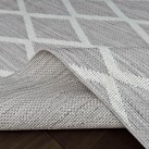 Безворсовий килим AGRA ER21B white/l.grey - Висока якість за найкращою ціною в Україні зображення 2.