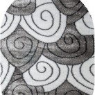 Високоворсний килим 3D Polyester B113 GREY-CREAM - Висока якість за найкращою ціною в Україні зображення 4.