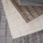 Високоворсний килим ESTERA  cotton block atislip l.grey - Висока якість за найкращою ціною в Україні зображення 2.