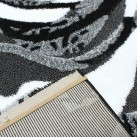 Високоворсний килим Luna 2452a p.black-p.grey - Висока якість за найкращою ціною в Україні зображення 2.