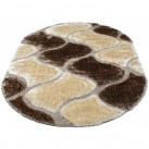 Високоворсний килим Therapy 6663A p.brown-p.beige - Висока якість за найкращою ціною в Україні зображення 2.