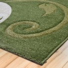 Синтетичний килим Legenda 0331 ромашка зелений - Висока якість за найкращою ціною в Україні зображення 3.