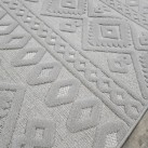 Безворсовая ковровая дорожка DOLCHE 4198A CREAM / L.GREY - высокое качество по лучшей цене в Украине изображение 3.