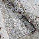 Безворсовая ковровая дорожка DOLCHE 4198A CREAM / L.GREY - высокое качество по лучшей цене в Украине изображение 2.