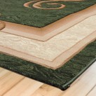 Синтетичний килим Liliya 0517 зелений - Висока якість за найкращою ціною в Україні зображення 2.