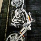 Ковер картина с мотоциклом Kolibri (Колибри) 11185/180 - высокое качество по лучшей цене в Украине изображение 3.