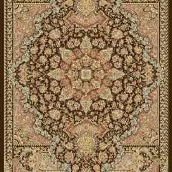 Иранский ковер Diba Carpet Fakher Dark Brown  - высокое качество по лучшей цене в Украине