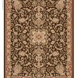 Иранский ковер Diba Carpet Simorgh Dark Brown  - высокое качество по лучшей цене в Украине