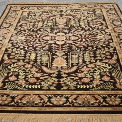 Иранский ковер Diba Carpet Farahan Dark Brown  - высокое качество по лучшей цене в Украине