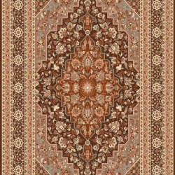 Иранский ковер Diba Carpet Kian Brown  - высокое качество по лучшей цене в Украине