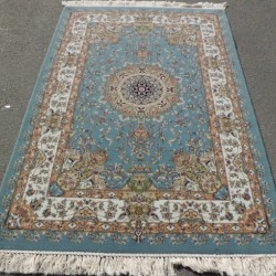 Іранський килим Shah Kar Collection (Y-009/80060 blue)  - Висока якість за найкращою ціною в Україні