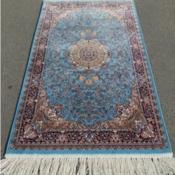Иранский ковер Silky Collection (D-015/1069 blue)  - высокое качество по лучшей цене в Украине