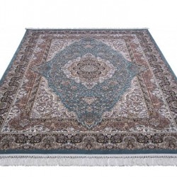 Перський килим Kashan 612-LBL blue  - Висока якість за найкращою ціною в Україні