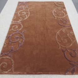 Вовняний килим Bari 845-002 brown  - Висока якість за найкращою ціною в Україні