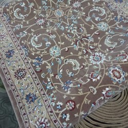 Высокоплотная ковровая дорожка Ottoman 0917 коричневый  - высокое качество по лучшей цене в Украине