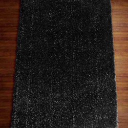 Високоворсный килим Kelebek S000K Black  - Висока якість за найкращою ціною в Україні