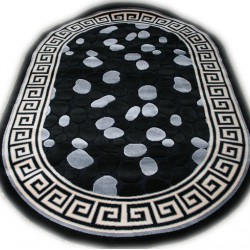 Акриловый ковер Antik  4037 black-black  - высокое качество по лучшей цене в Украине