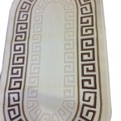 Акриловий килим Istanbul 8076 cream-brown  - Висока якість за найкращою ціною в Україні