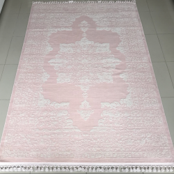 Акриловий килим Nazenin N3000P pembe-pembe  - Висока якість за найкращою ціною в Україні