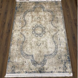 Акриловий килим OTANTIK E017B , BLUE BEIGE  - Висока якість за найкращою ціною в Україні