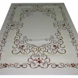 Акриловий килим Simirna 0036A ekru-L.brown  - Висока якість за найкращою ціною в Україні
