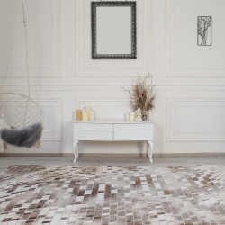 Акриловий килим Vals W8375 Beige-D.Beige  - Висока якість за найкращою ціною в Україні