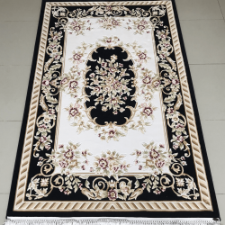 Акриловий килим Zarina 2684A cream - navy  - Висока якість за найкращою ціною в Україні