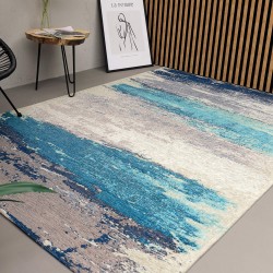 Синтетический ковер ALMINA 118552 2-grey/blue  - высокое качество по лучшей цене в Украине