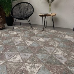 Синтетический ковер ALMINA 118595 8-grey/blue  - высокое качество по лучшей цене в Украине