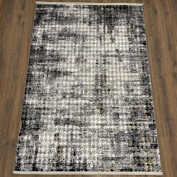 Бамбуковий килим COUTURE  0872B , GREY BLACK  - Висока якість за найкращою ціною в Україні