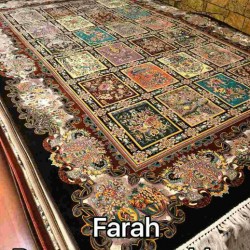 Иранский ковер Diba Carpet farah brown cream-blue  - высокое качество по лучшей цене в Украине