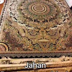Иранский ковер Diba Carpet Jahan brown-cream-black  - высокое качество по лучшей цене в Украине