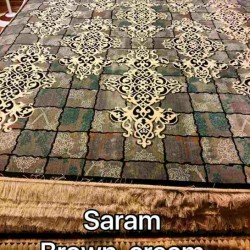 Иранский ковер Diba Carpet Saram brown-cream  - высокое качество по лучшей цене в Украине