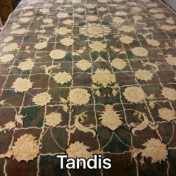 Іранський килим Diba Carpet Tandis cream-brown  - Висока якість за найкращою ціною в Україні