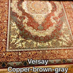 Іранський килим Diba Carpet Versay copper-brown-gray  - Висока якість за найкращою ціною в Україні