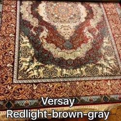 Иранский ковер Diba Carpet Versay redlight-brown-gray  - высокое качество по лучшей цене в Украине