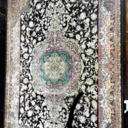 Іранський килим Diba Carpet Zarin brown-cream-black  - Висока якість за найкращою ціною в Україні