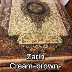 Иранский ковер Diba Carpet Zarin cream-brown-black  - высокое качество по лучшей цене в Украине