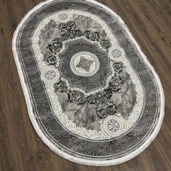 Ковер ADELINA R0004B , DARK GREY  - высокое качество по лучшей цене в Украине