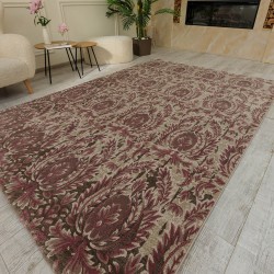 Високощільний килим Crystal 9553A Tulip Wood-Cream  - Висока якість за найкращою ціною в Україні