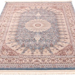 Високощільний килим Esfahan 4996A blue-ivory  - Висока якість за найкращою ціною в Україні