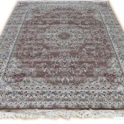 Високощільний килим Esfahan 5978A brown-ivory  - Висока якість за найкращою ціною в Україні