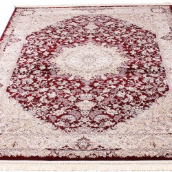 Високощільний килим Esfahan 7786A d.red-ivory  - Висока якість за найкращою ціною в Україні