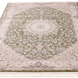 Високощільний килим Esfahan 7786A green-ivory  - Висока якість за найкращою ціною в Україні