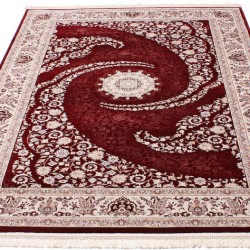 Високощільний килим Esfahan 7927A d.red-ivory  - Висока якість за найкращою ціною в Україні