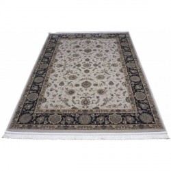 Високощільний килим Esfahan 8942A ivory-black  - Висока якість за найкращою ціною в Україні