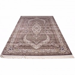 Високощільний килим Esfahan 9839A Brown-Ivory  - Висока якість за найкращою ціною в Україні